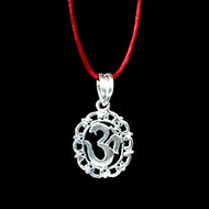 Om Locket in Pure Silver - IV