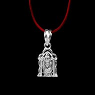 Tirupati Balaji Locket in Pure Silver - III