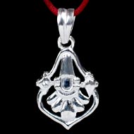 Tirupati Balaji Locket in Pure Silver - IX
