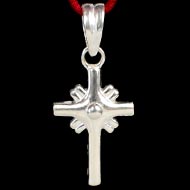 Jesus Cross Locket in pure silver - I