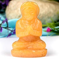 Parvati Idol in Yellow Jade