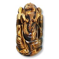 Tiger Eye Ganesha - 69   gms