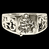 Bal Krishna Silver Ring
