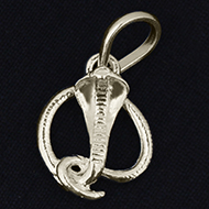 Serpent Pendant in Pure Silver - Design I