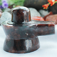 Gomed Hessonite Shivlinga - 105 gms