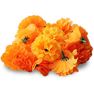 Marigold flowers - satin