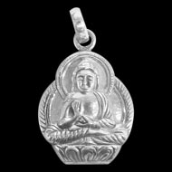 Buddha Locket in Pure Silver - Design I
