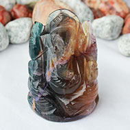 Ganesha in Fluorite - 110 gms