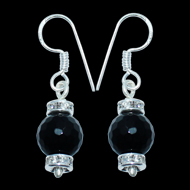 Black Onyx Earrings - I