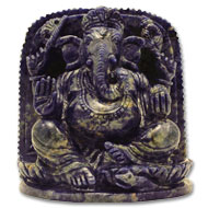 Blue Sodalite Ganesha - 1853 gms