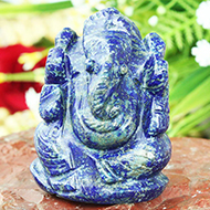 Lapis Lazuli Ganesha - 84 gms