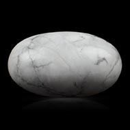 Howlite Lingam - 50 gms