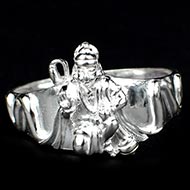 Hanuman Ring in Pure Silver - Design VI