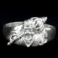 Hanuman Ring in Pure Silver - Design VII