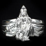 Hanuman Ring in Pure Silver - Design IX