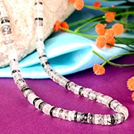 Black Rutile Necklace