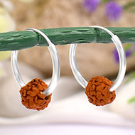 Rudraksha Earrings Set - XII