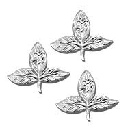 Bel Patra in German silver - Set of 3