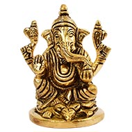 Brass Ganpati Idol
