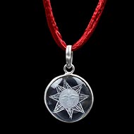 Surya Locket in Crystal - I