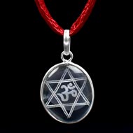 OM Locket in Crystal - I