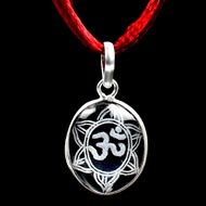 OM Locket in Crystal - III