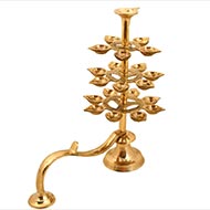 21 Petals Pure Brass Lamp