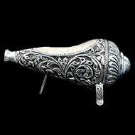 Shankh Stand in Pure Silver