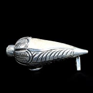 Shankh Stand in Pure Silver - I