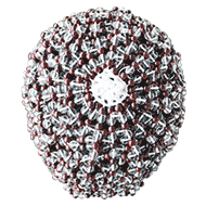 Rosewood and Crystal beads Meditation cap