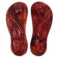 Divine Red Sandalwood Paduka