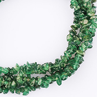 Aventurine uncut beads necklace