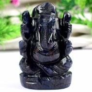 Blue Jade Ganesha - 107 gms