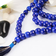 Blue Onyx Faceted mala - 8mm