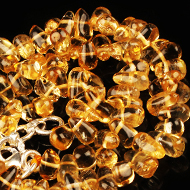 Citrine drop mala