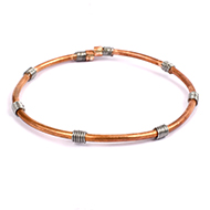 Copper Iron Anklet for Stability - Design - II