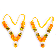 Deity bead Garlands - Set of 2 - Design XVI