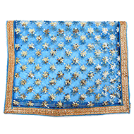 Designer Floral Chunri - Set of 9