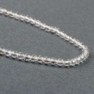 Diamond cut Sphatik mala - 4mm in thread