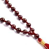 Garnet round mala - 6 mm