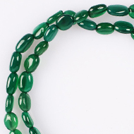 Green Onyx oval mala