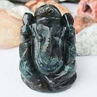 Iolite Ganesha - 89 gms