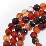 Jasper multicolor faceted beads Rosary