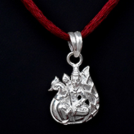 Kartikey Locket in Pure Silver - I