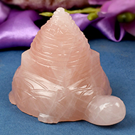 Kurma Shree Yantra in Rose Quartz-166 gms