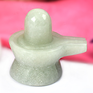 Light Green Jade Shivlinga - 64 gms - I