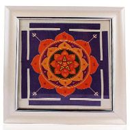 Mahamrityunjay Yantra on silk with frame