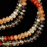 Moonstone Faceted mala