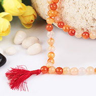 Multi Colour Agate Faceted mala - 8mm