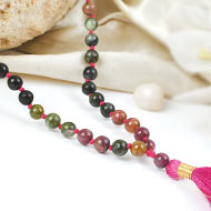 Multi Tourmaline Mala - 6 mm